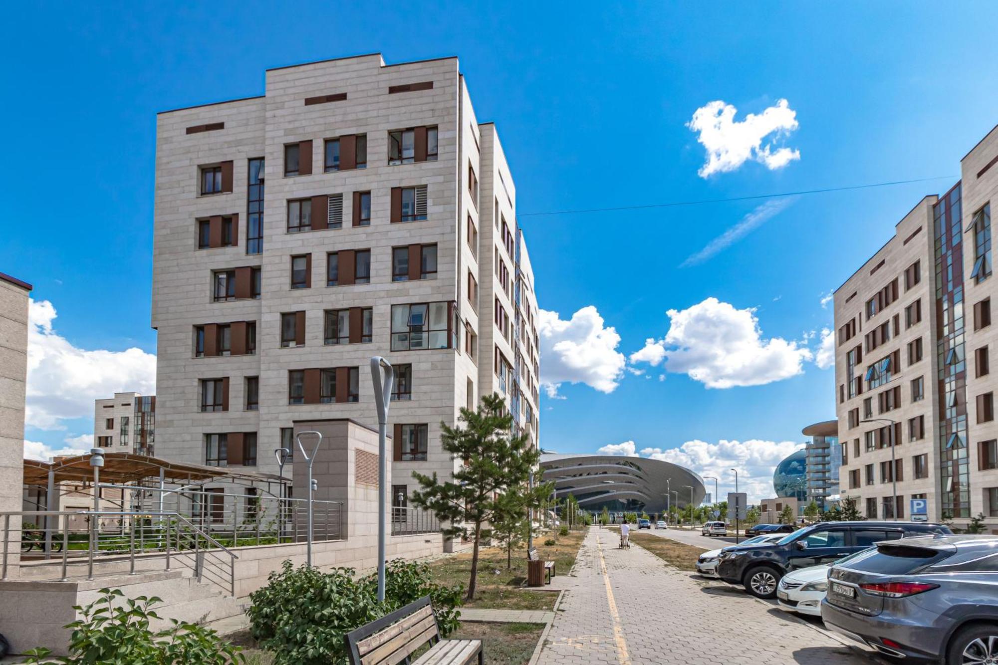Стильные Апарты В Жк Expo Residense Astana Exteriör bild